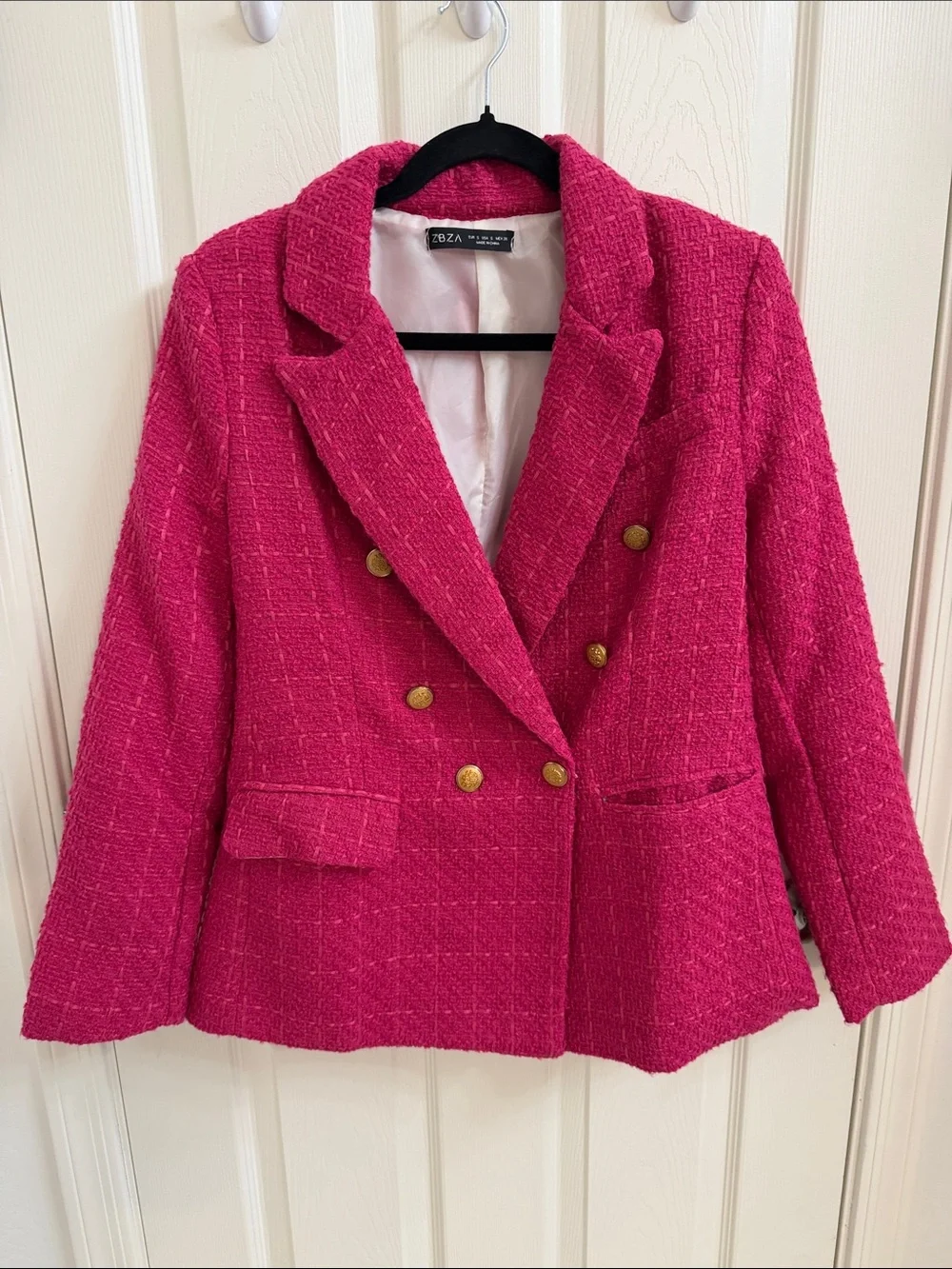 ZBZA fuchsia tweed